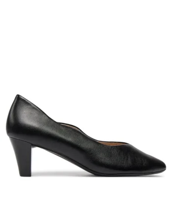 Pantofi dama  303670566, Piele naturala, Negru
