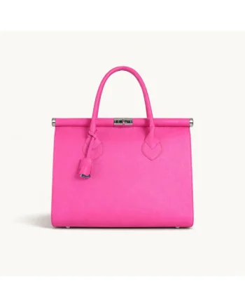 Geanta dama Allegra, piele naturala,, Fucsia