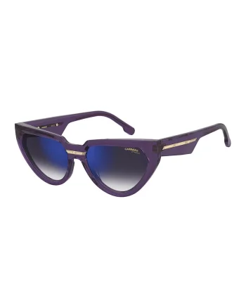 Ochelari de soare cat-eye Victory, Violet aubergine/Auriu deschis