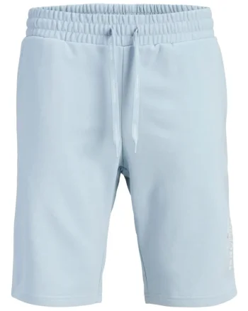 Pantaloni scurti de trening barbati, JPSTARCHIE, Regular Fit, Albastru deschis