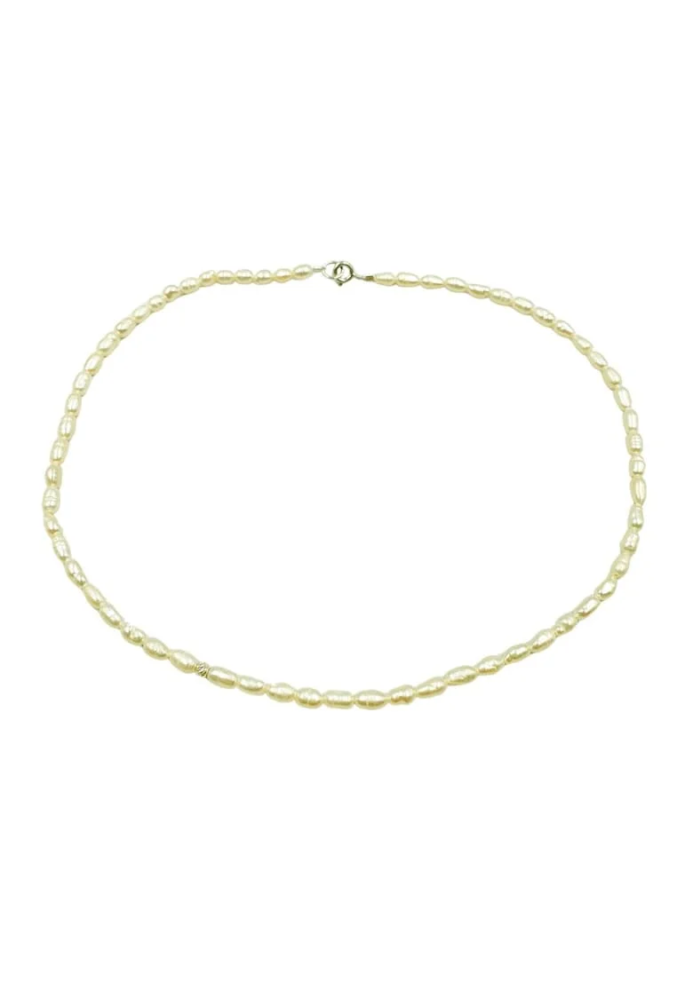 Colier Silver Pearls din perle de cultura si argint 925, 39 cm