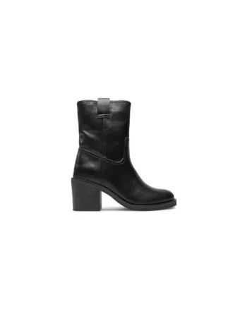 Ghete dama  304428944, Piele ecologica, Negru, Negru