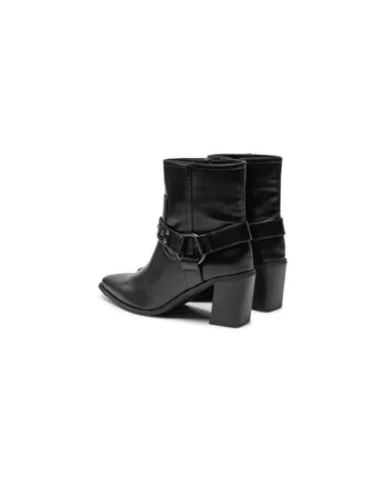 Ghete dama  304429064, Piele ecologica, Negru, Negru