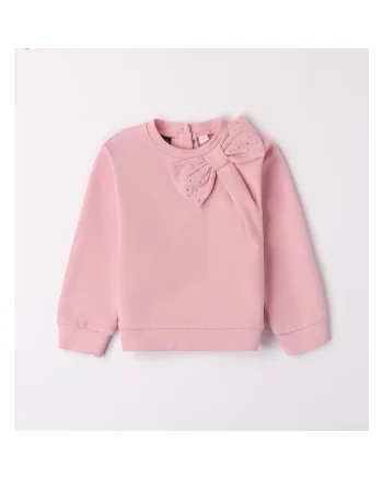 Bluza cu aplicatie fundita pentru fetite,  0.7277, Roz, Roz