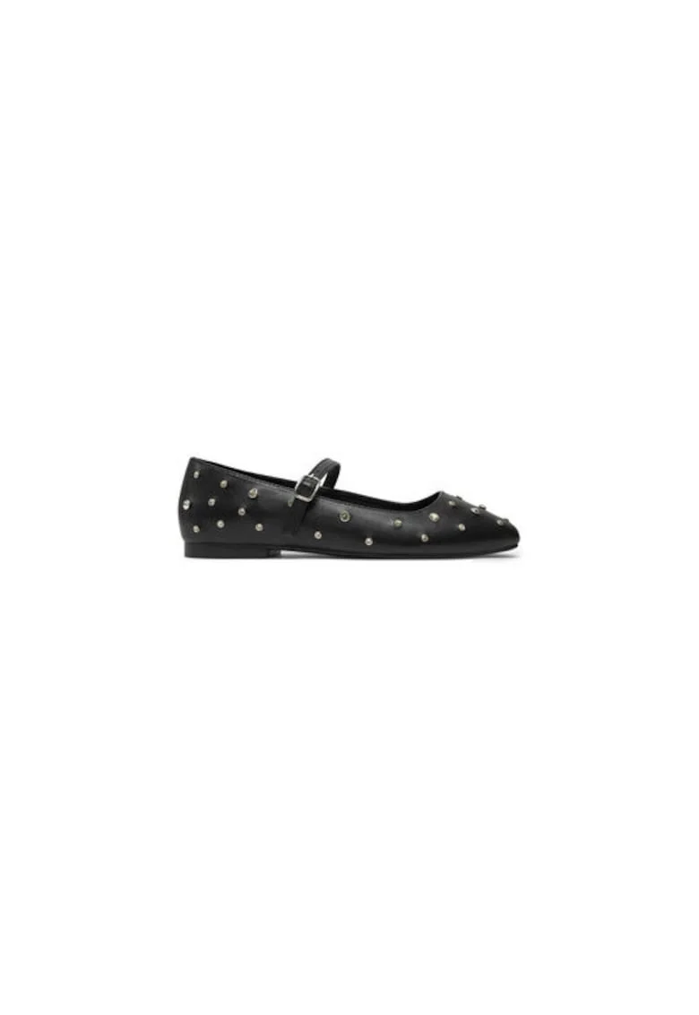 Pantofi dama  304432835, Piele ecologica, Negru, Negru