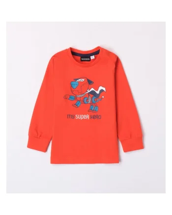 Bluza cu imprimeu pentru baieti,  0.7030, Rosu