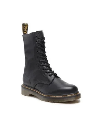 Ghete dama Dr Martens 1490, piele naturala, negru, Negru