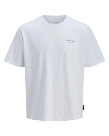 Tricou Barbati,  Bumbac organic, Alb Clasic,