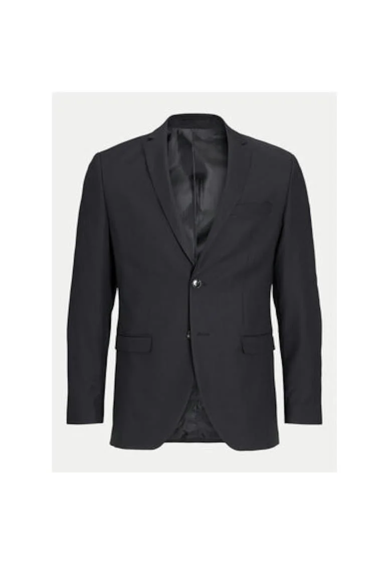 Sacou barbati,  304396458, Poliester reciclat/Lana, Negru, Negru