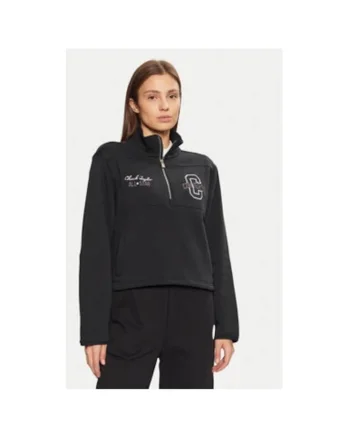 Bluza dama,  304942587, Bumbac/Poliester, Negru, Negru