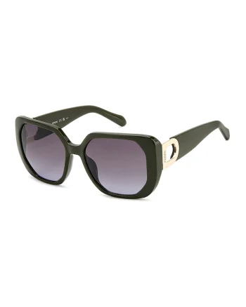 Ochelari de soare patrati cu lentile in degrade, Gri