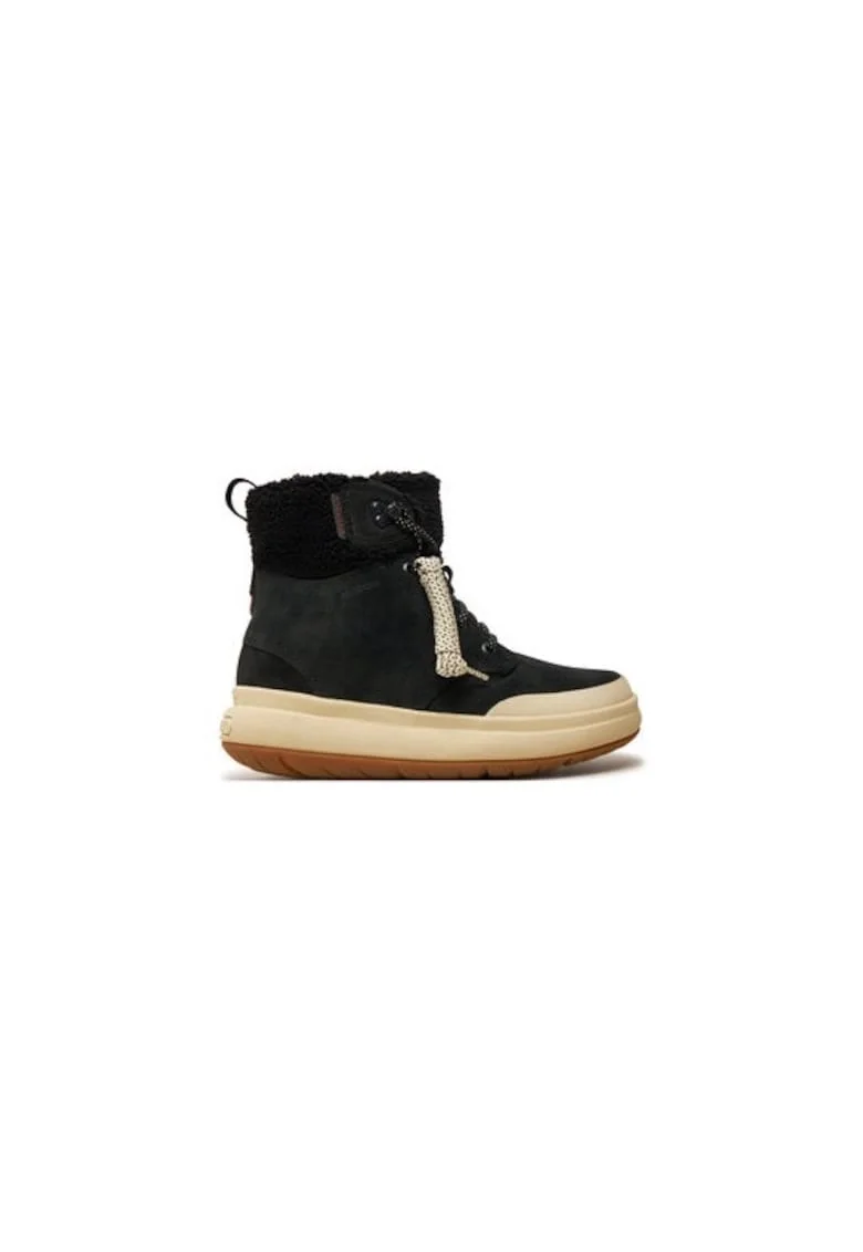 Ghete dama  304348303, Piele naturala, Negru, Negru