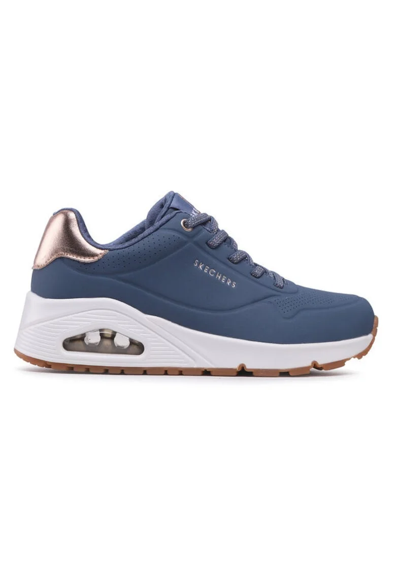 Pantofi sport dama  300258040, Piele ecologica, Albastru