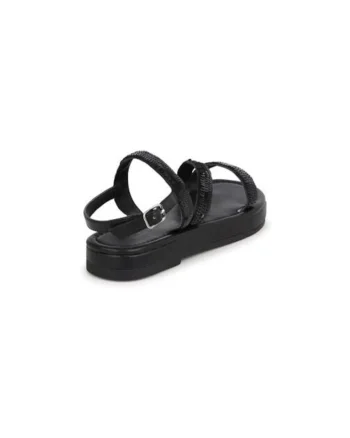 Sandale fete  303669270, Piele ecologica, Negru, Negru