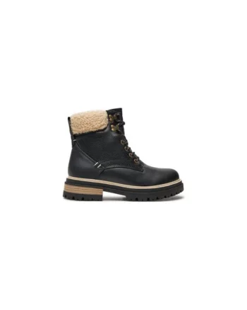 Ghete dama  304342509, Piele ecologica, Negru, Negru