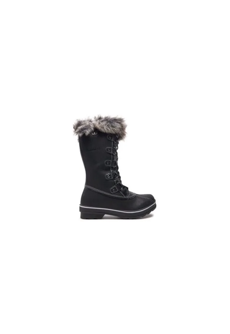 Ghete dama  304342691, Piele ecologica, Negru, Negru