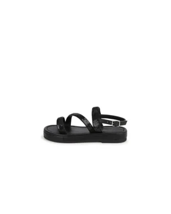 Sandale dama  303669300, Piele ecologica, Negru, Negru