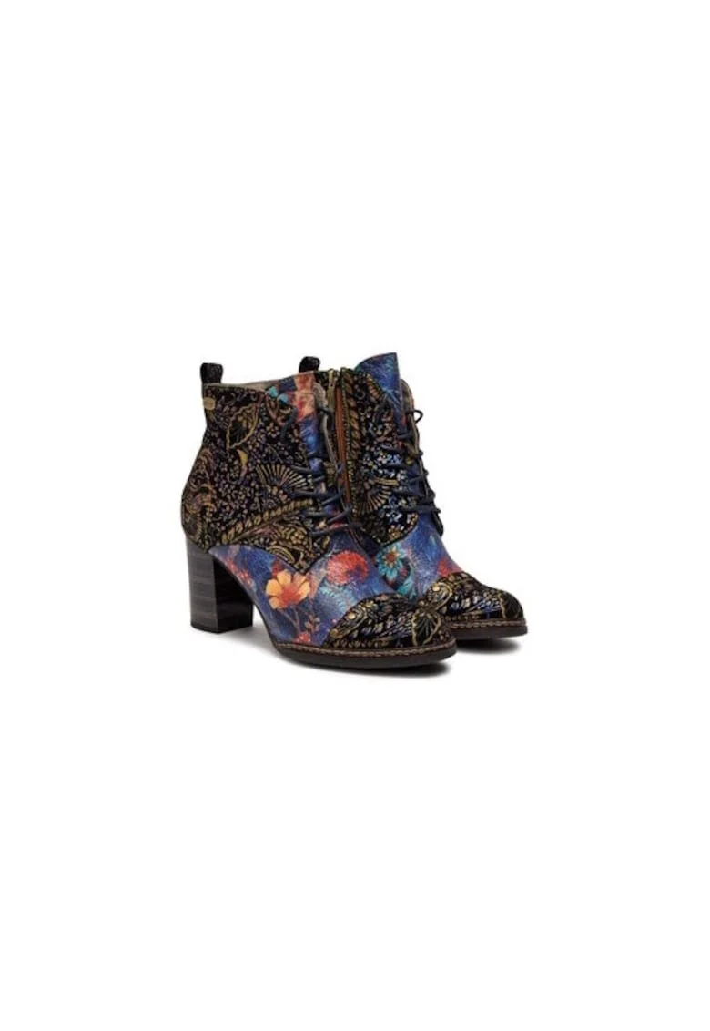 Ghete dama  304356735, Piele naturala, 36 EU, Albastru