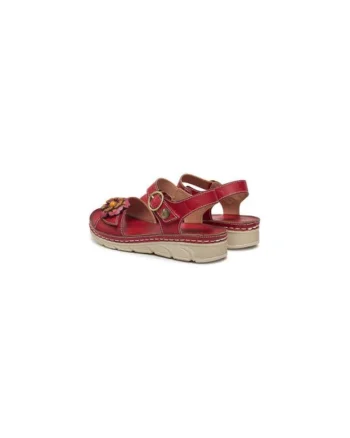 Sandale dama  305012753, Piele naturala, Rosu, Rosu