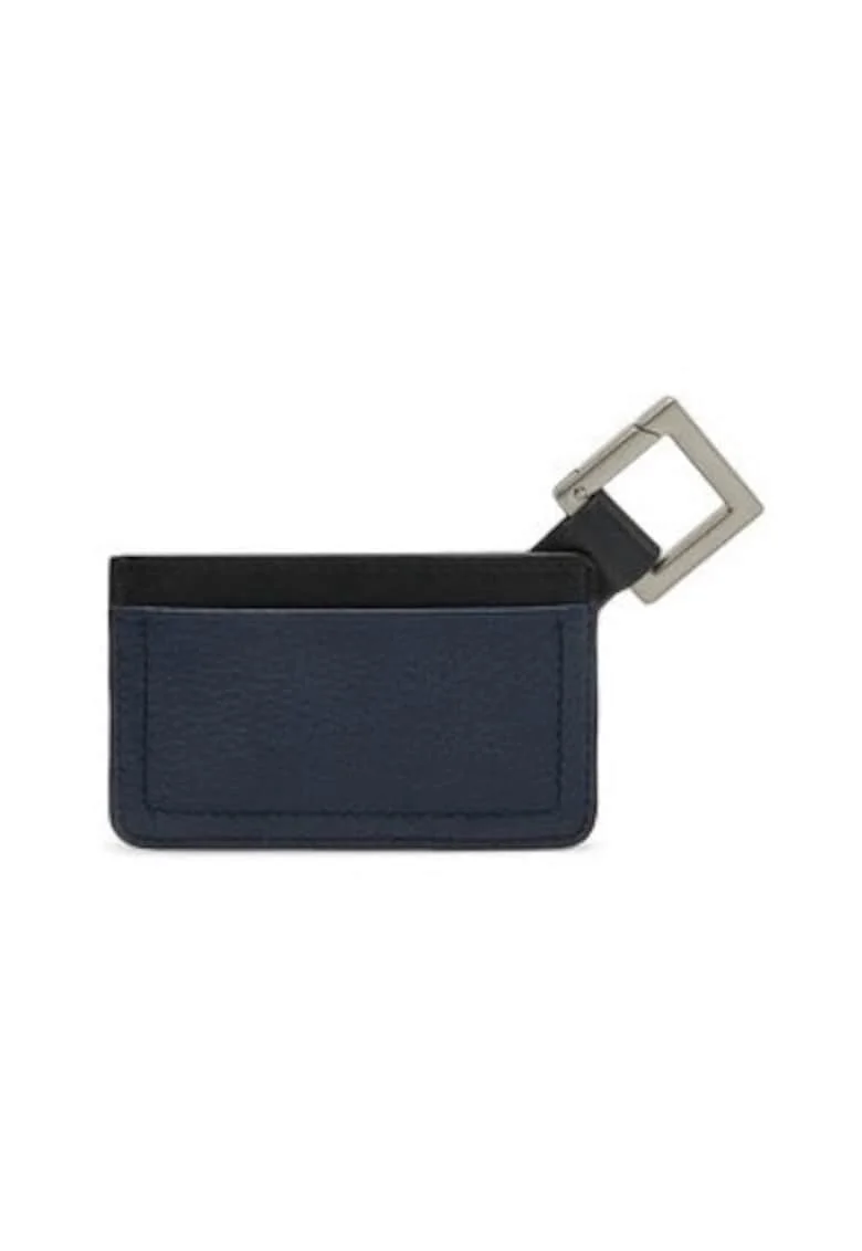 Portofel barbati,  etui pentru carduri, piele, negru