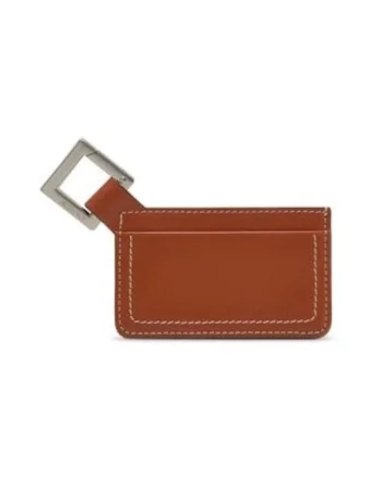 Portofel barbati,  etui pentru carduri, maro, 10x6 cm