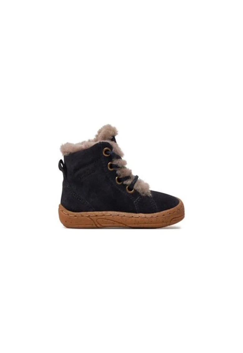 Ghete fete  304390326, Piele naturala, Albastru, Albastru