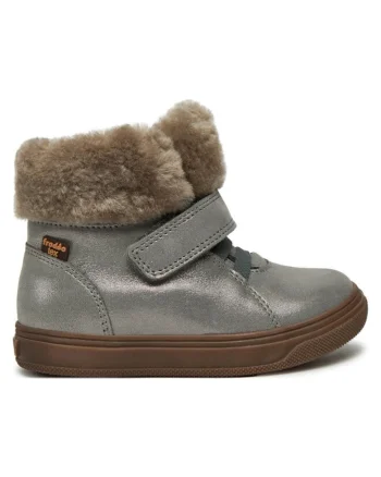 Ghete fete  304390692, Piele naturala, Gri, Gri