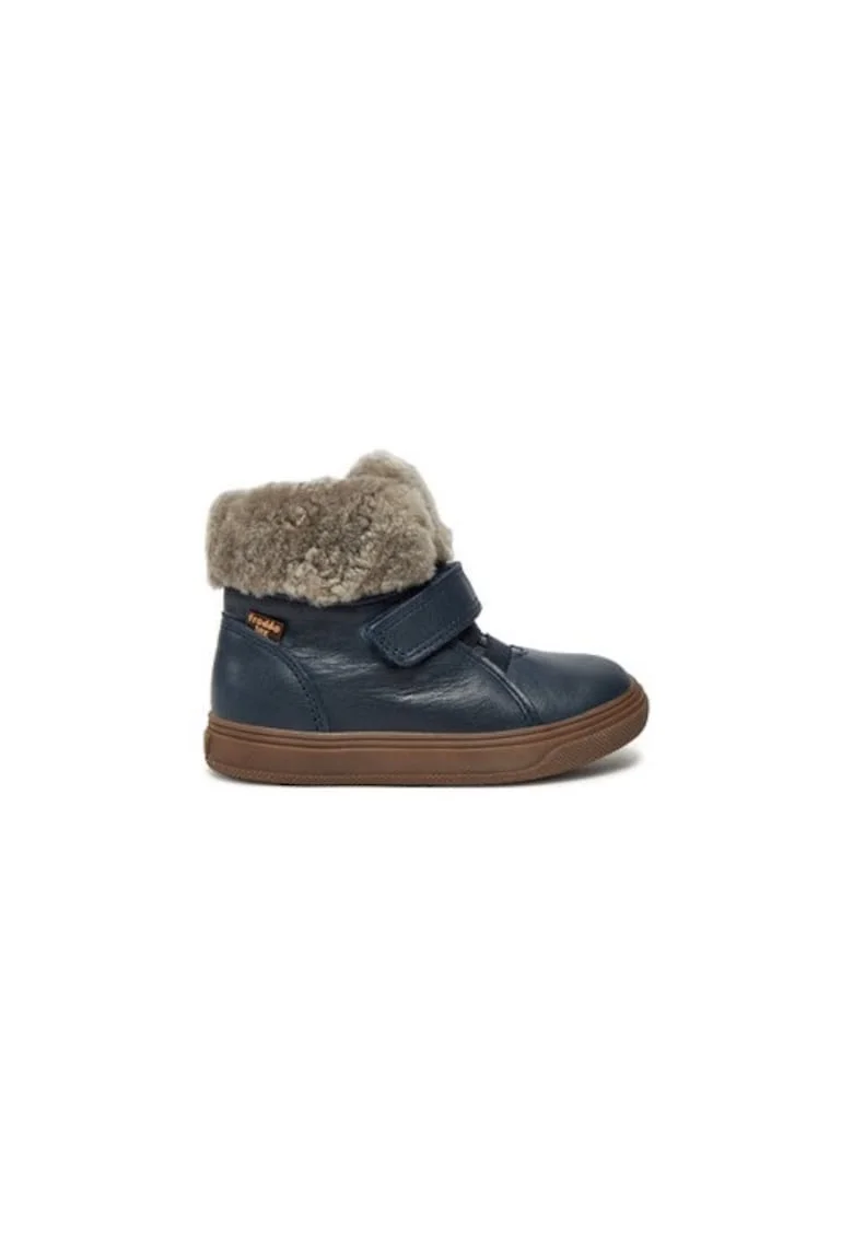 Ghete fete  304390654, Piele naturala, Albastru, Albastru