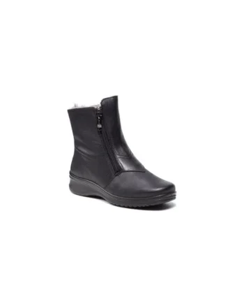 Ghete dama  209292572, Piele naturala, Negru, Negru