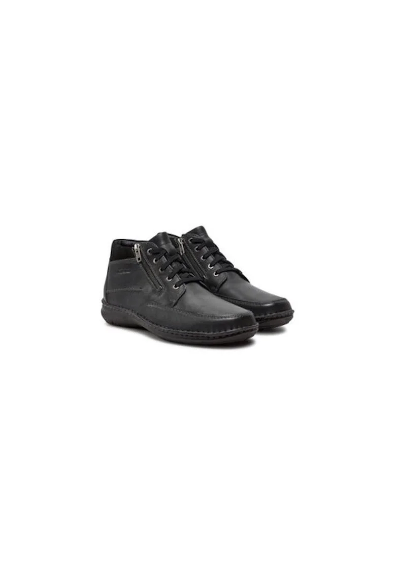 Ghete barbati  304274527, Piele naturala, Negru, Negru