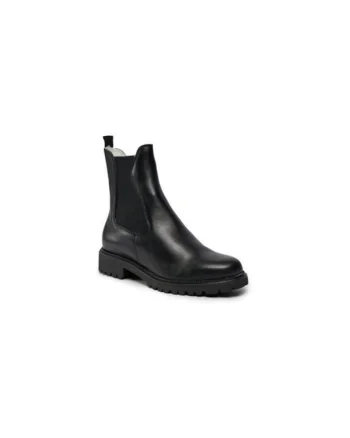 Ghete dama  303142582, Piele naturala, Negru, Negru