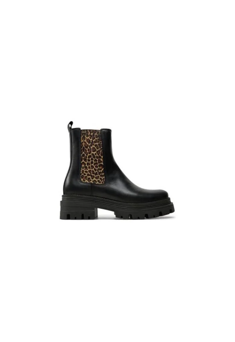 Ghete dama  304906664, Piele ecologica, Negru, Negru