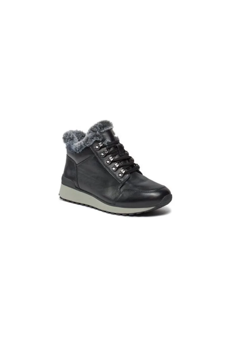 Pantofi sport dama  303529086, Piele naturala, Negru, Negru