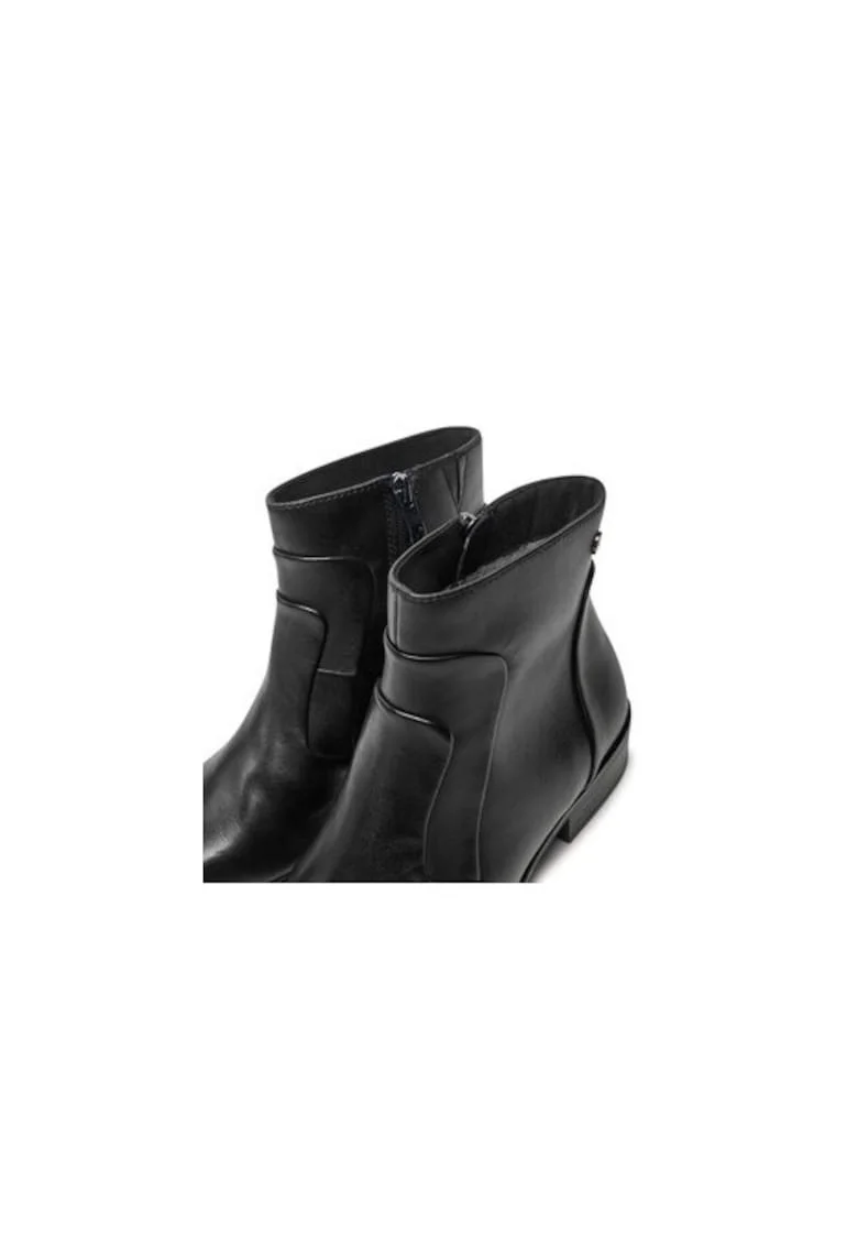 Ghete dama  304317293, Piele ecologica, 37.5 EU, Negru