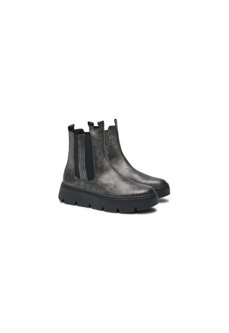 Ghete dama  304338762, Piele ecologica, Gri, Gri