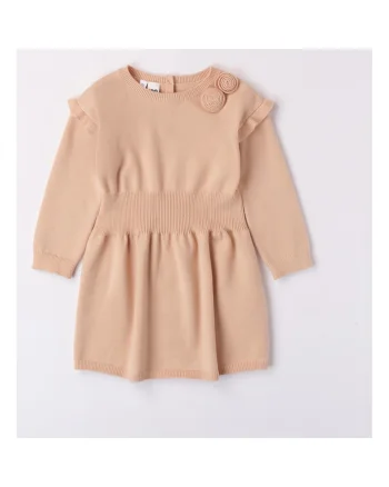Rochie din tricot pentru fetite, 4.7563, Bej