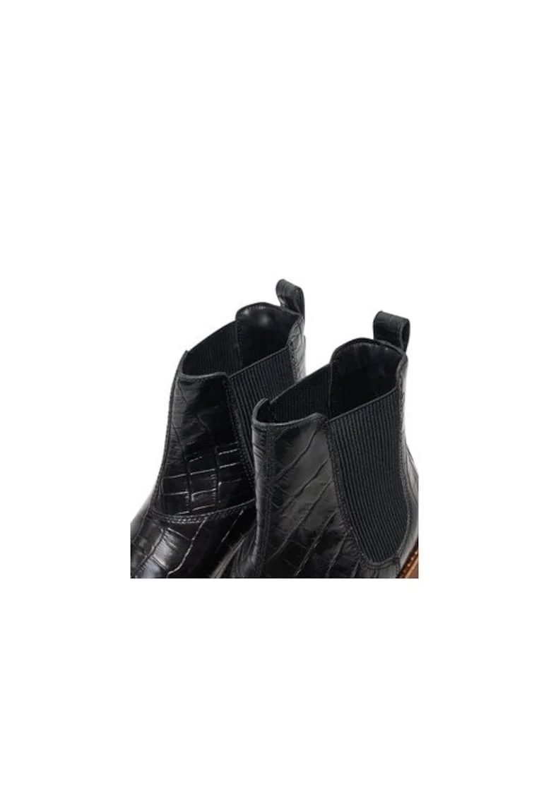 Ghete dama  304163234, Piele naturala, Negru, Negru