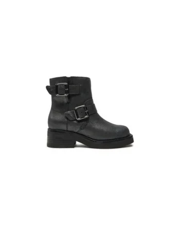 Ghete dama  304162381, Piele naturala, Argintiu, Argintiu
