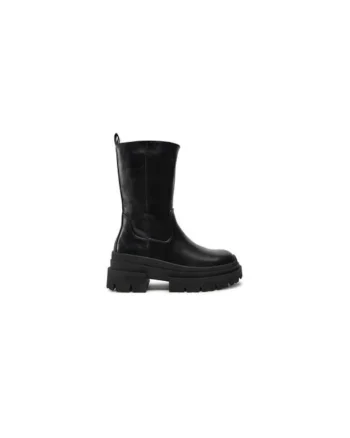Ghete dama  304484346, Piele ecologica, Negru, Negru