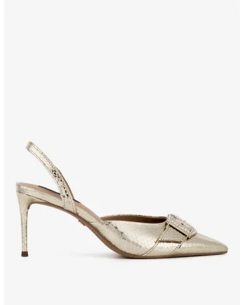 Pantofi dama  5903419346576, Sintetic, Auriu, Auriu