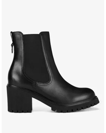 Ghete dama  5903419358630, Piele naturala, Negru, Negru