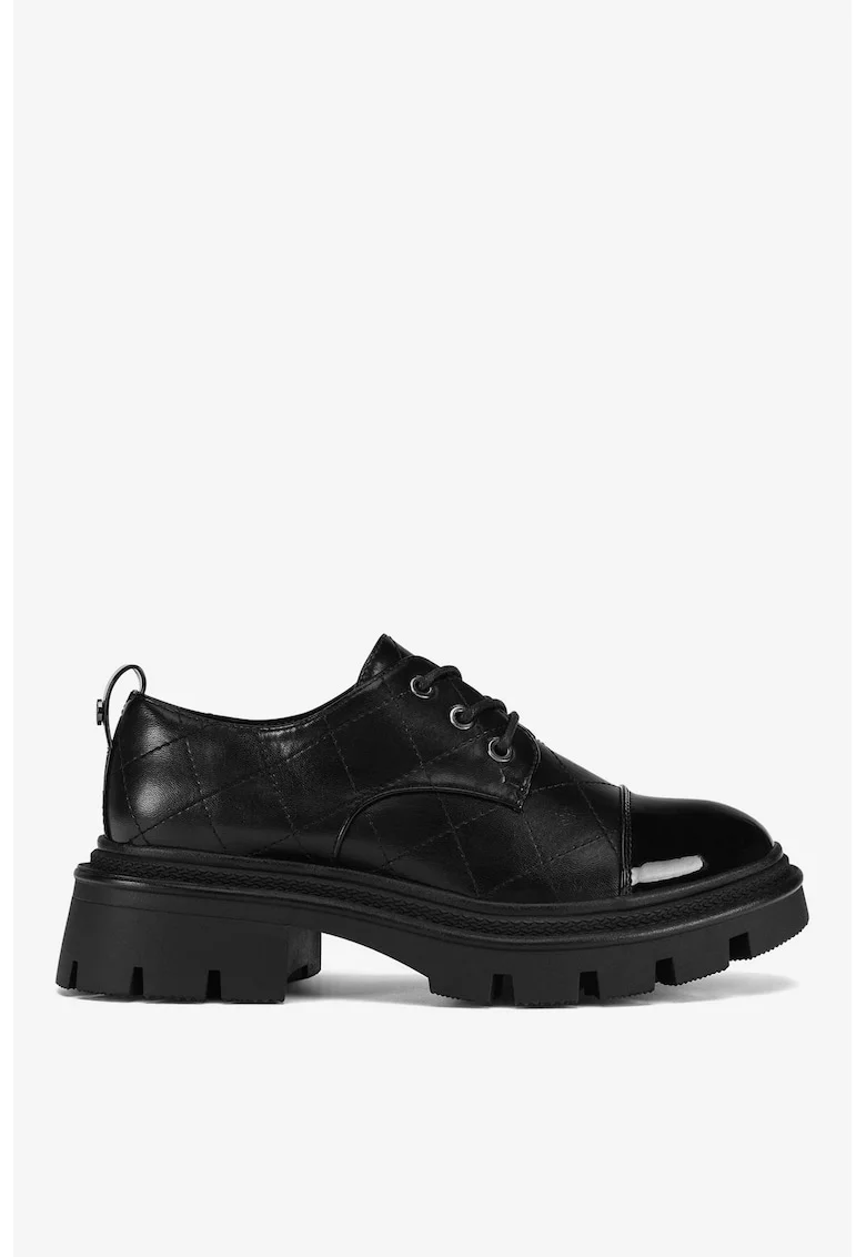 Pantofi dama  5903419361821, Sintetic, Negru, Negru