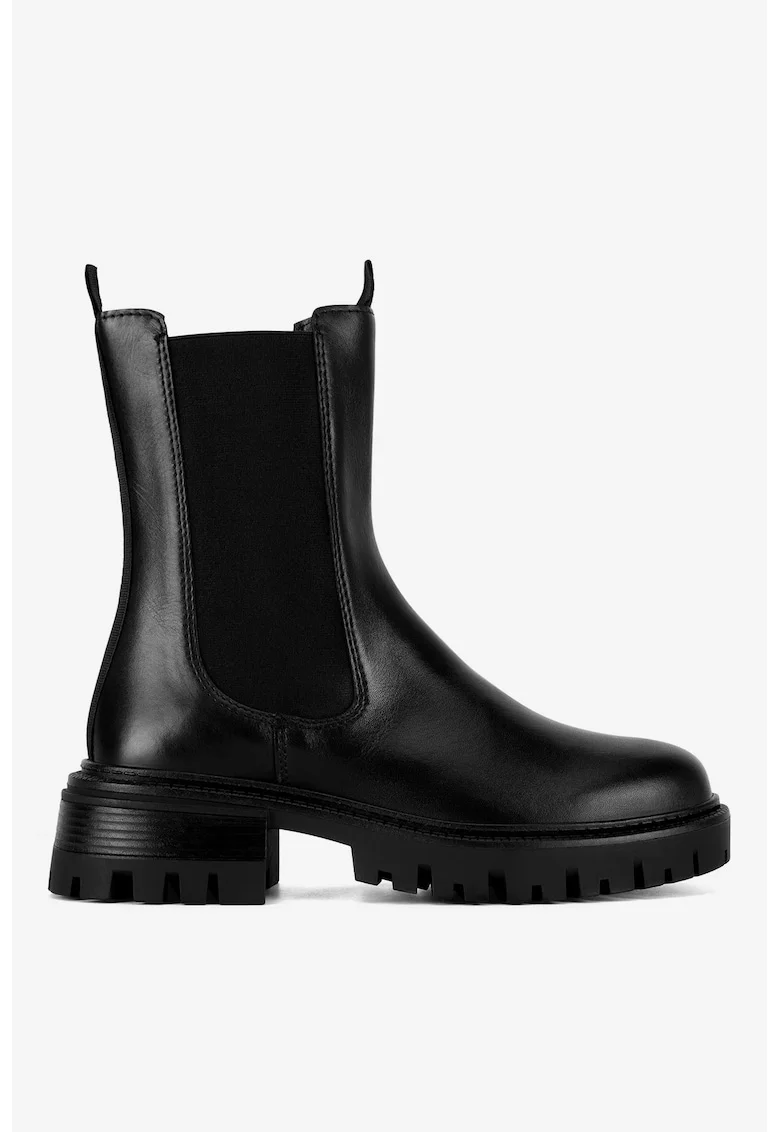 Ghete dama  5903419396779, Piele naturala, Negru, Negru