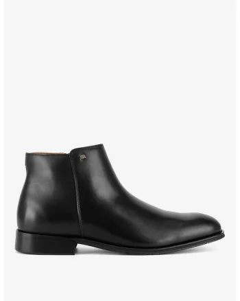 Ghete barbati  5903419218743, Piele naturala, Negru, Negru