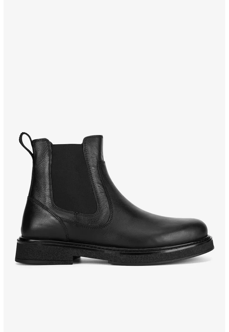 Ghete barbati  5903419547690, Piele naturala, Negru, Negru