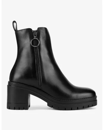 Ghete dama  5903419555398, Piele naturala, Negru, Negru