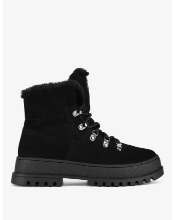Ghete dama  5903419254949, Piele nabuc, Negru, Negru
