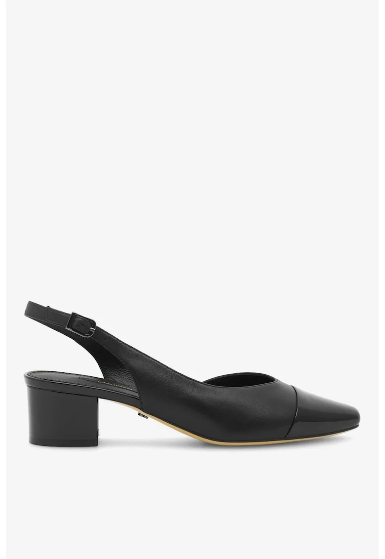 Pantofi dama  5903419651441, Piele naturala, Negru, Negru