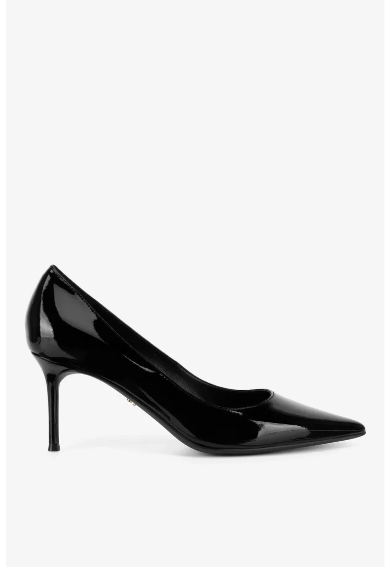 Pantofi dama  5903419850738, Piele naturala, Negru, Negru