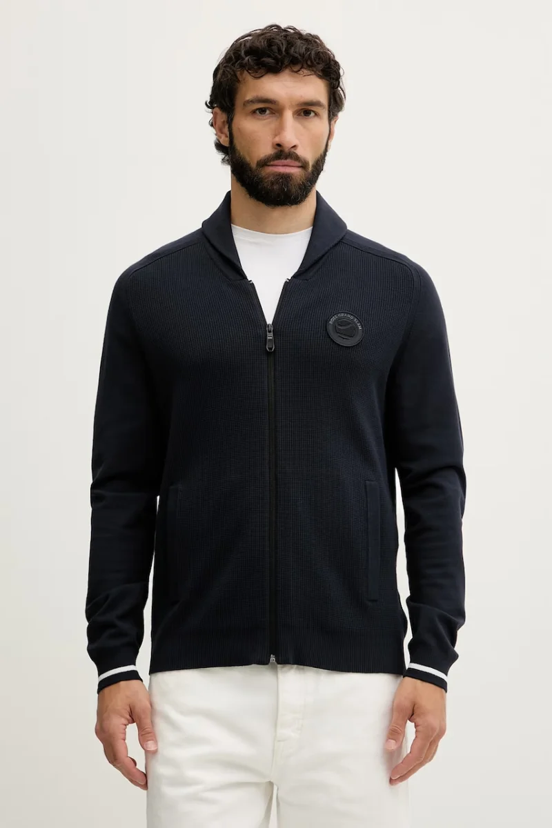 BOSS Green cardigan pentru bărbați cu vâscoză KN_Union FZ